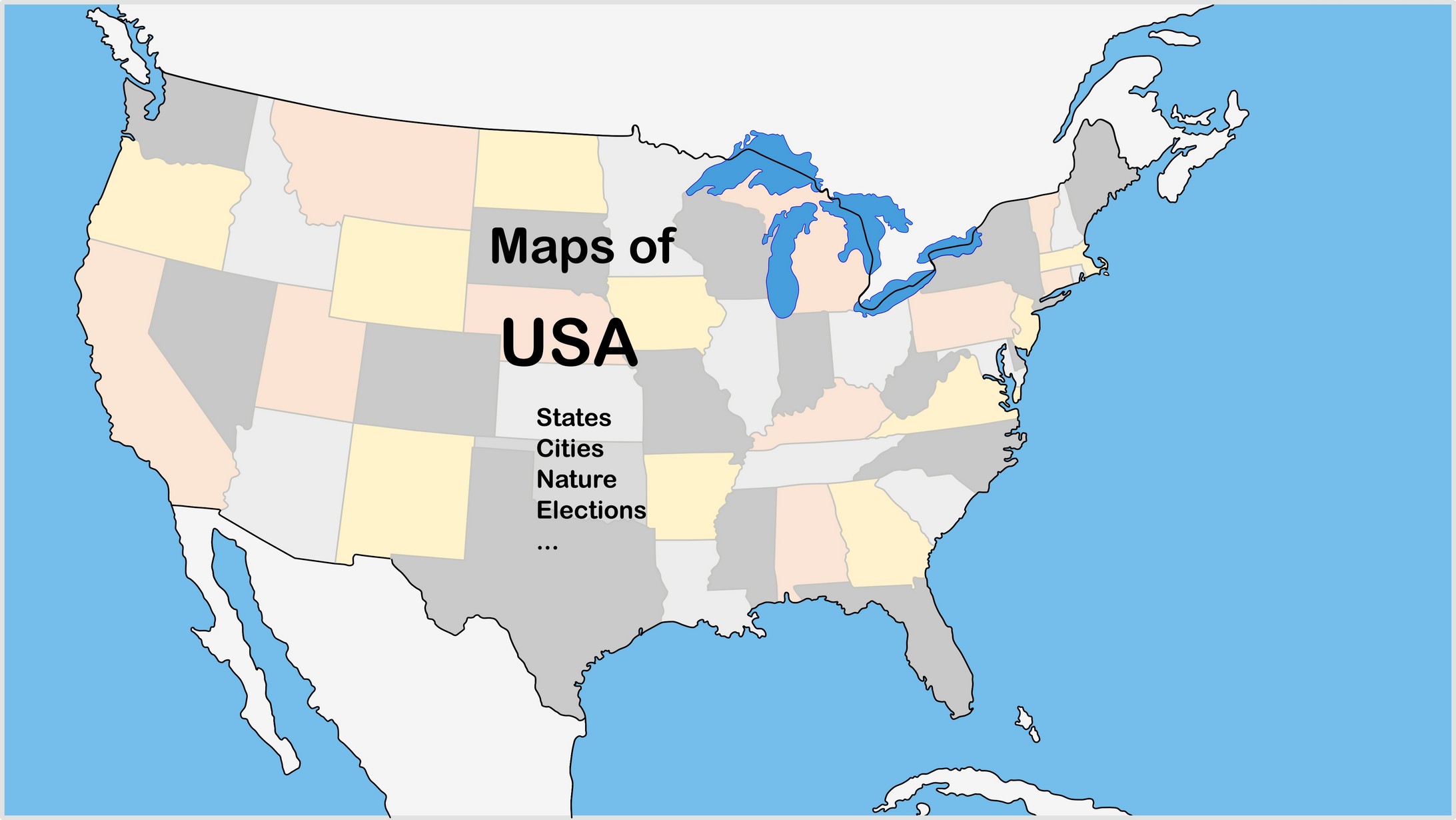 USA-Karte